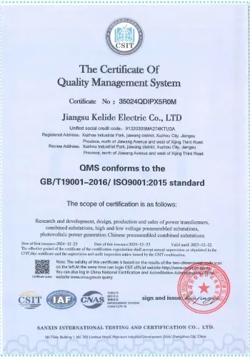 Quality Certification